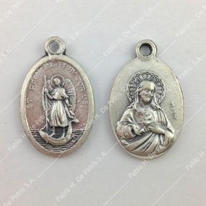 Medalla San Rafael - Sagrado Corazón