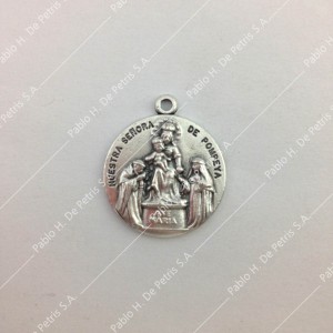 Medalla Virgen de Pompeya