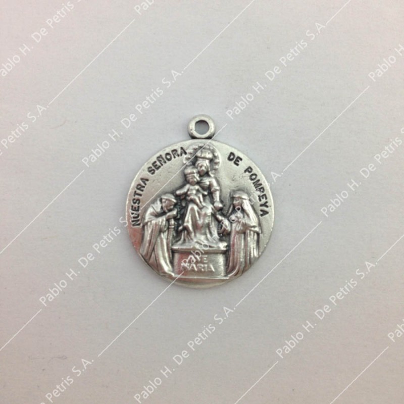 Medalla Virgen de Pompeya