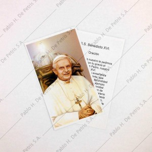 Estampa Benedicto XVI