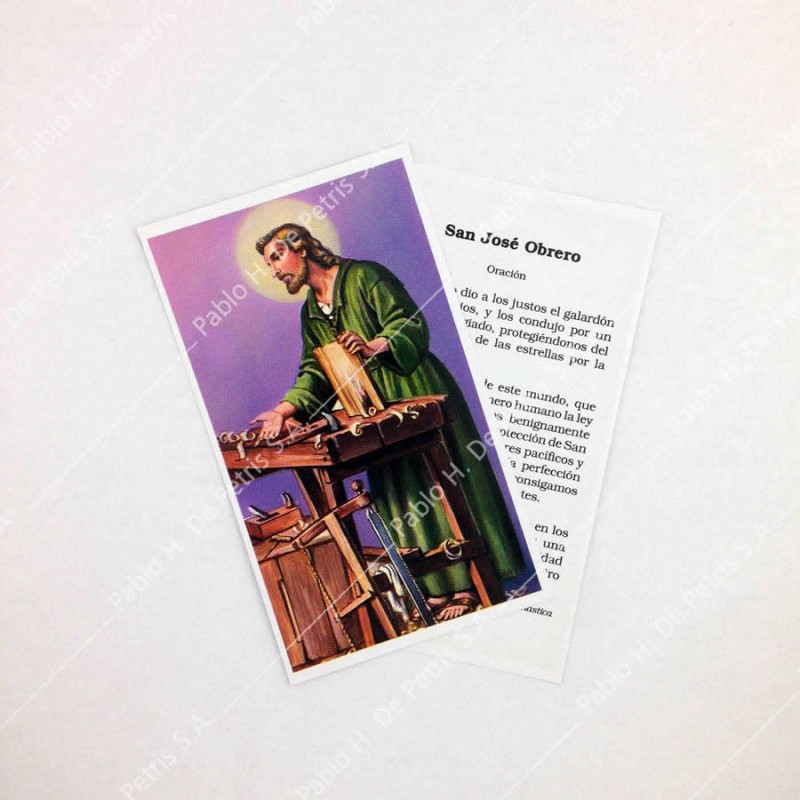 Estampa San José obrero