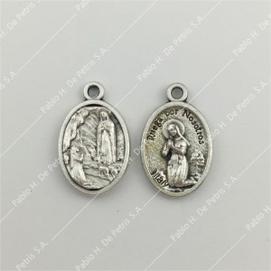 3792- Medalla Virgen de Lourdes - Bernardita