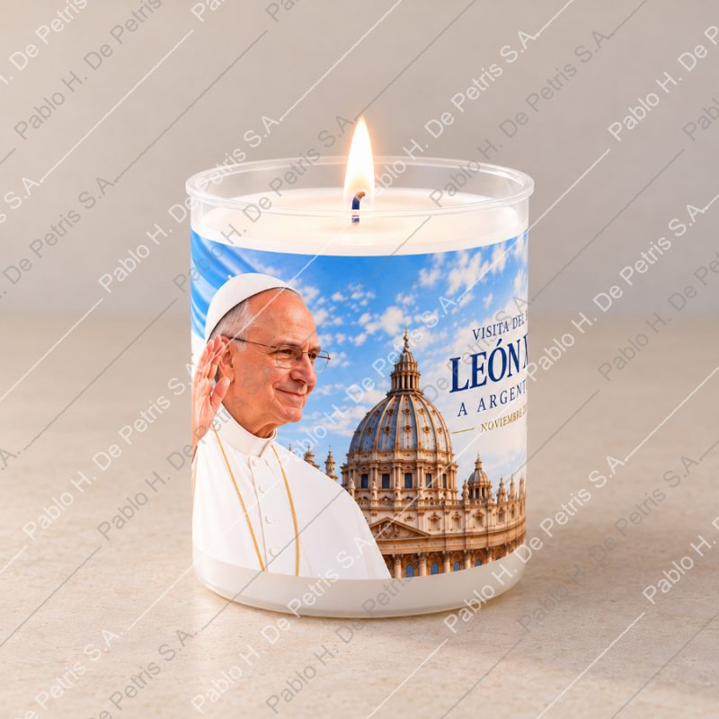 Vela Papa León XIV - San Pedro