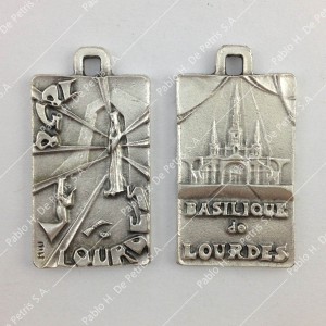 Medalla Virgen de Lourdes