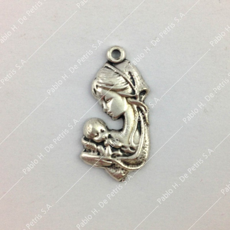 Medalla Virgen con Niño