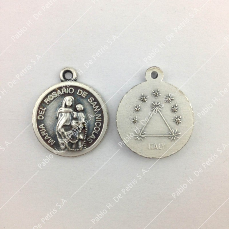 Medalla Virgen del Rosario de San Nicolás