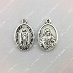 3694 Medalla Virgen de Guadalupe - Sgdo. Corazón
