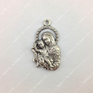 Medalla Virgen con NIño