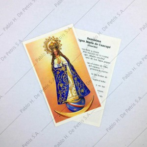 Estampa Virgen de Caacupé