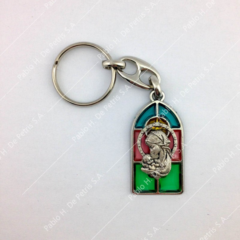 L4988 - Llavero Virgen con Niño