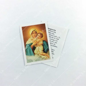 0804 - 1/2 Estampa Virgen de Schoenstatt - Mater