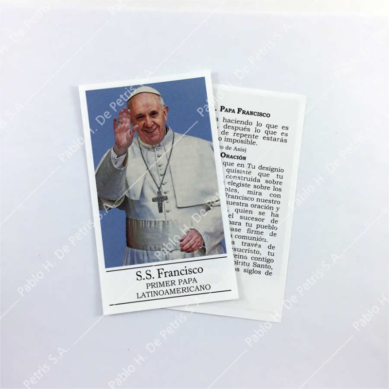 Estampa Papa Francisco