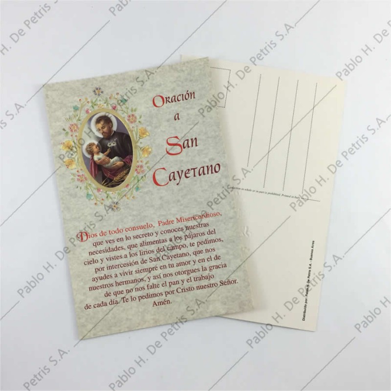 0843 Oro-San Cayetano - Estampa